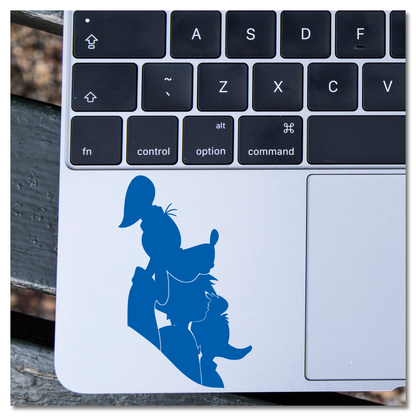 Kingdom Hearts Sora Donald Goofy Silhouette Vinyl Decal Sticker