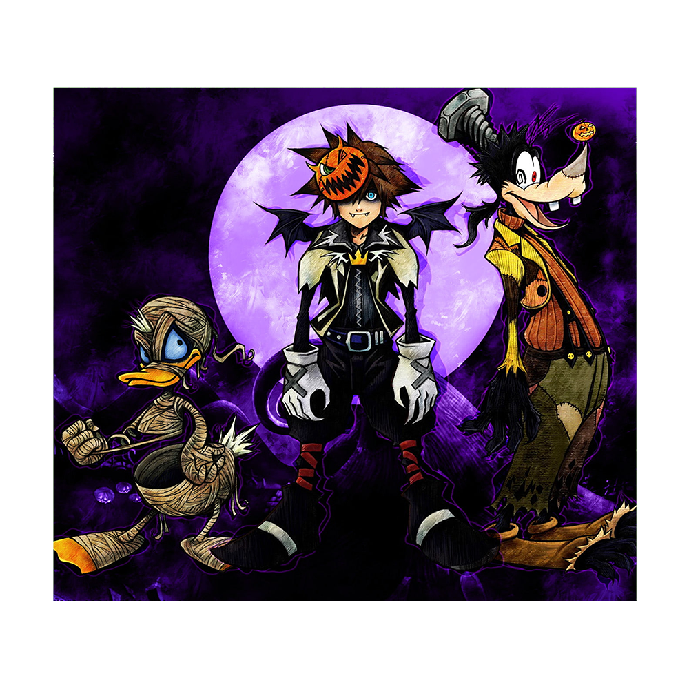 Kingdom Hearts Halloween Town 20oz Sublimated Metal Tumbler