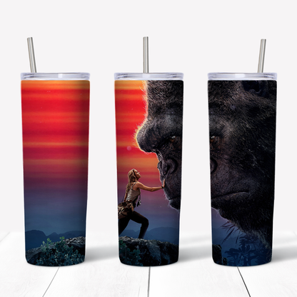 King Kong 20oz Sublimated Metal Tumbler