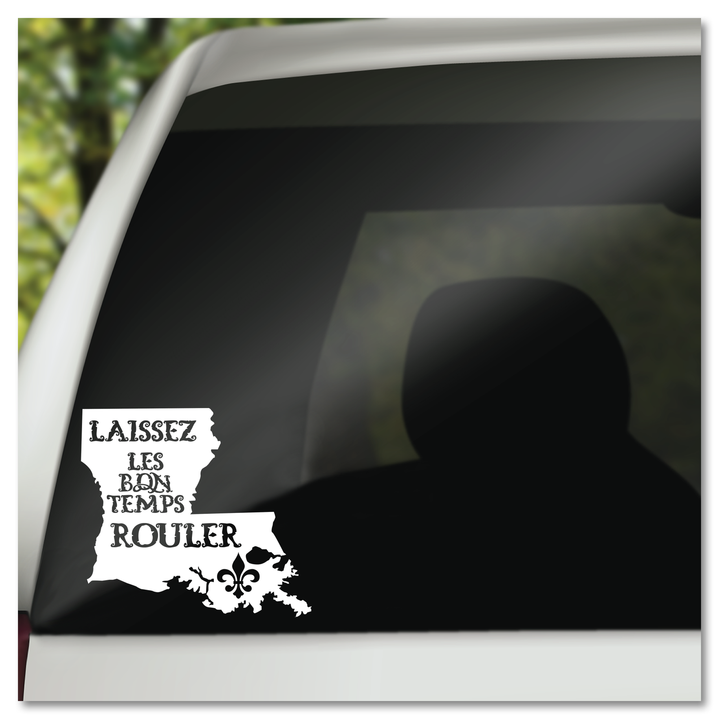 Louisiana Laissez Les Bons Temps Rouler Vinyl Decal Sticker