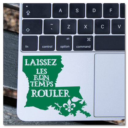 Louisiana Laissez Les Bons Temps Rouler Vinyl Decal Sticker