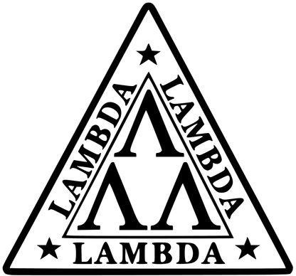 Revenge Of The Nerds Lambda Lambda Lambda Vinyl Decal Sticker