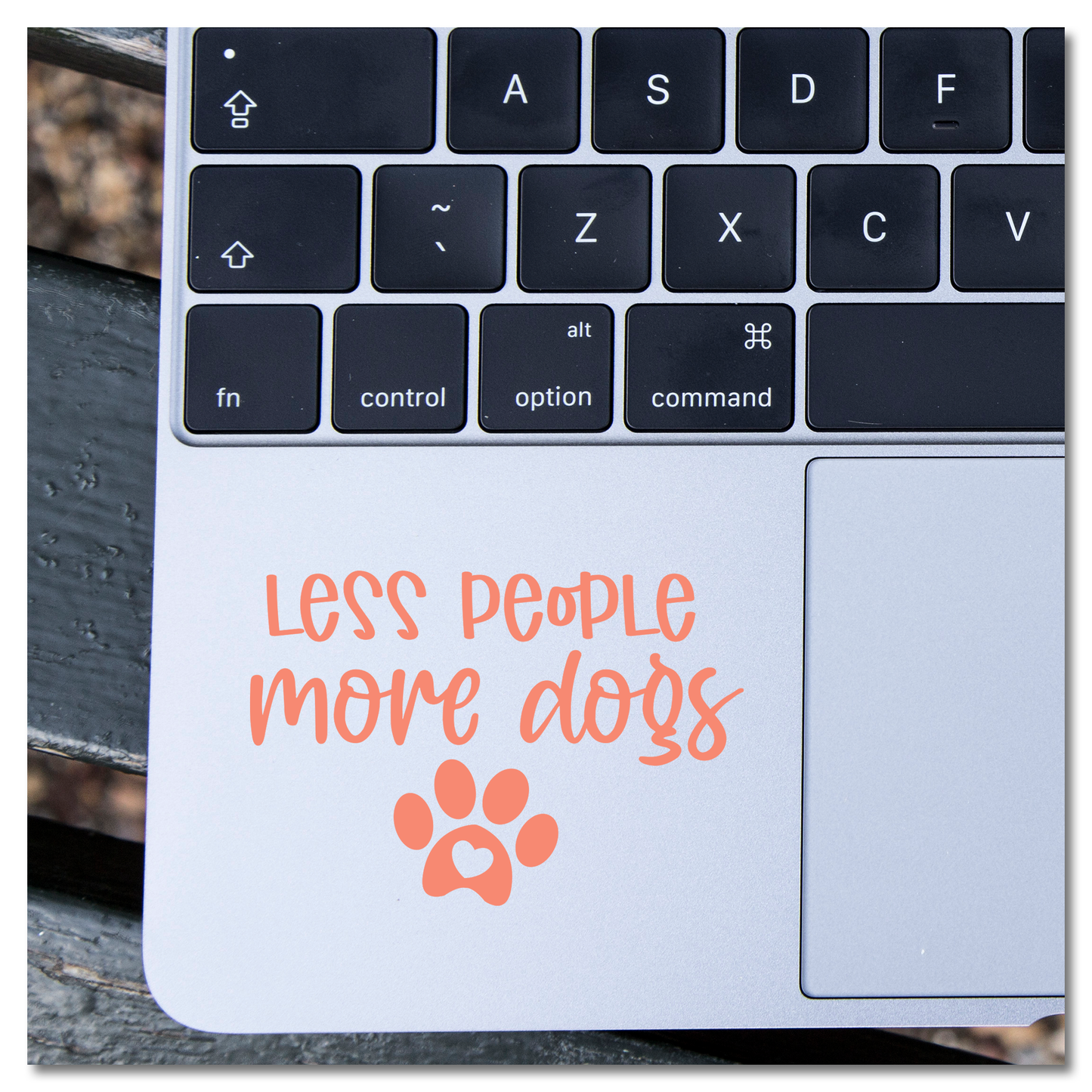 Less People More Dogs Vinyl Decal Sticker