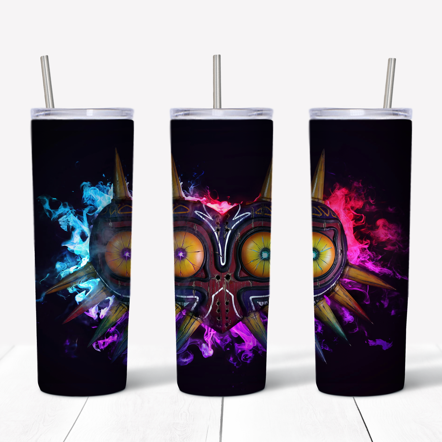 Legend of Zelda Majora's Mask 20oz Sublimated Metal Tumbler