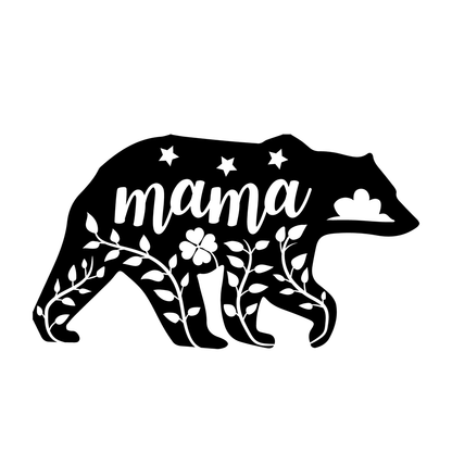 Mama Bear Vinyl Decal Sticker