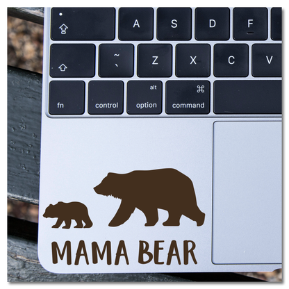 Mama Bear and Cub Vinyl Decal Sticker