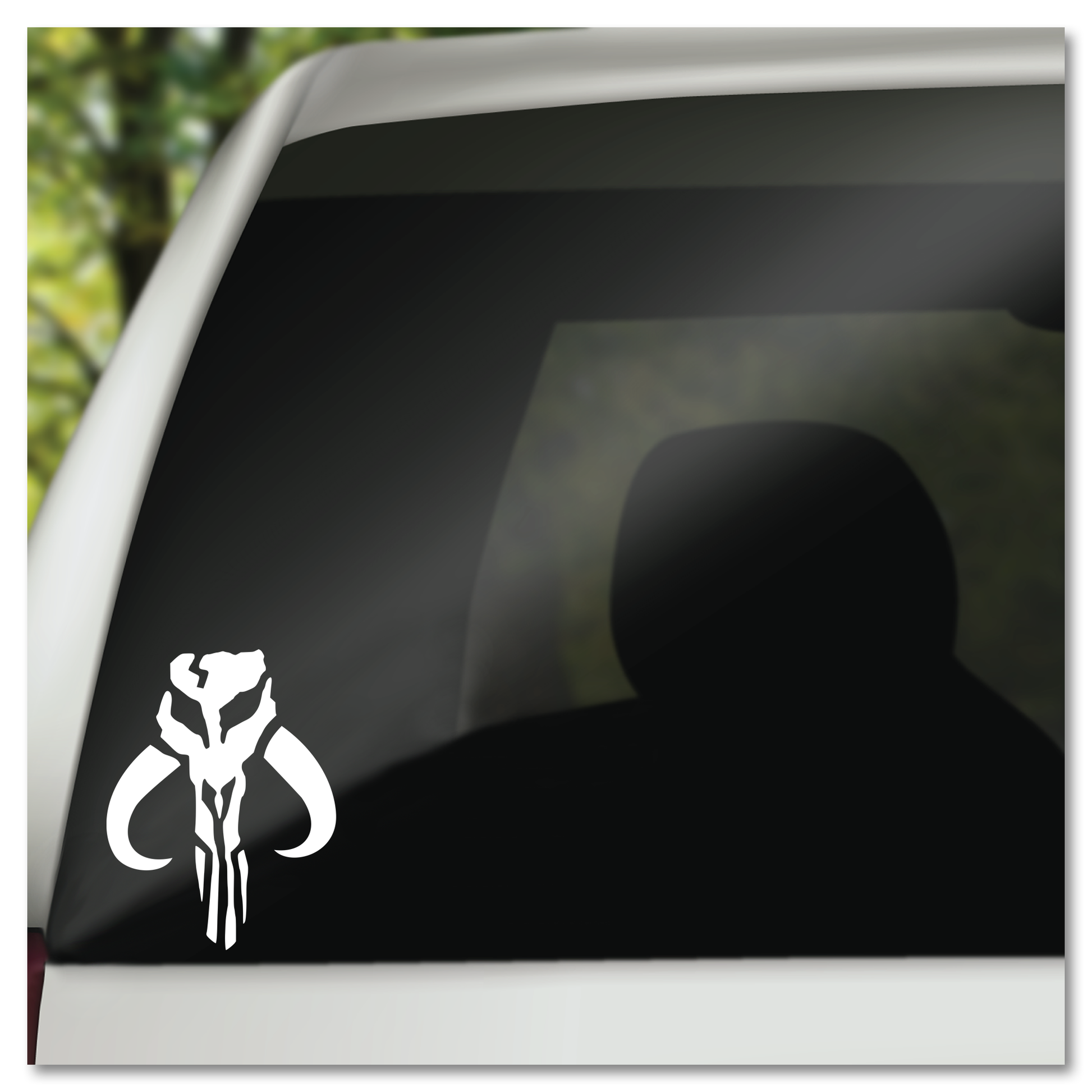 Star Wars Mandalorian Permanent Vinyl Decals for Laptops, Car Windows,  Phones, Tumblers, Gaming Systems 