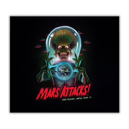 Mars Attacks 20oz gesublimeerde metaal tuimelaar