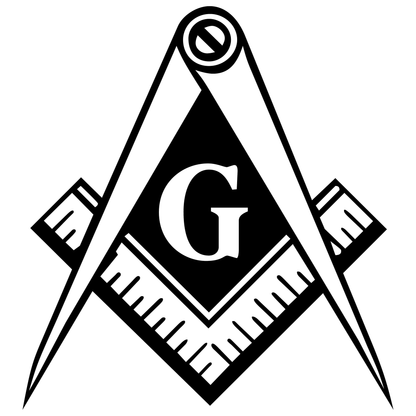 Freemasons Square & Compass Vinyl Decal Sticker