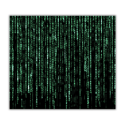 The Matrix Binary Code 20oz Sublimated Metal Tumbler
