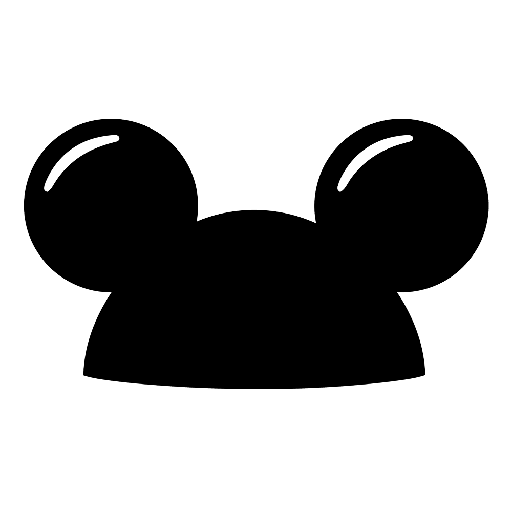 Disney Mickey Ears Hat Vinyl Decal Sticker