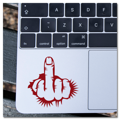 Middle Finger Vinyl Decal Sticker