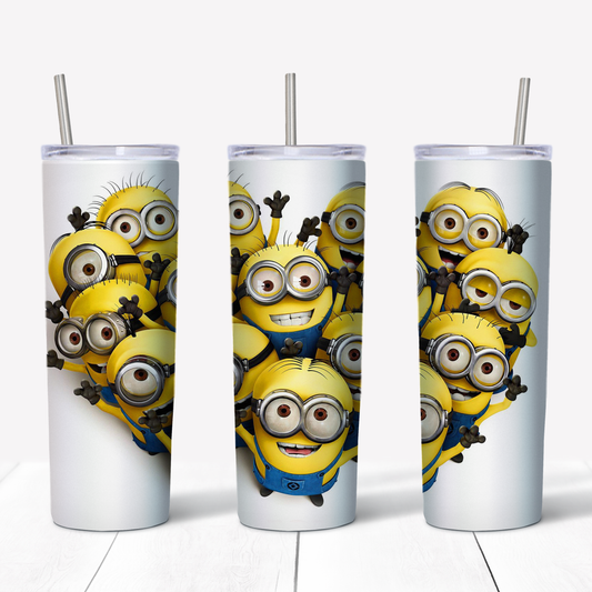 Despicable Me Minions 20oz Sublimated Metal Tumbler