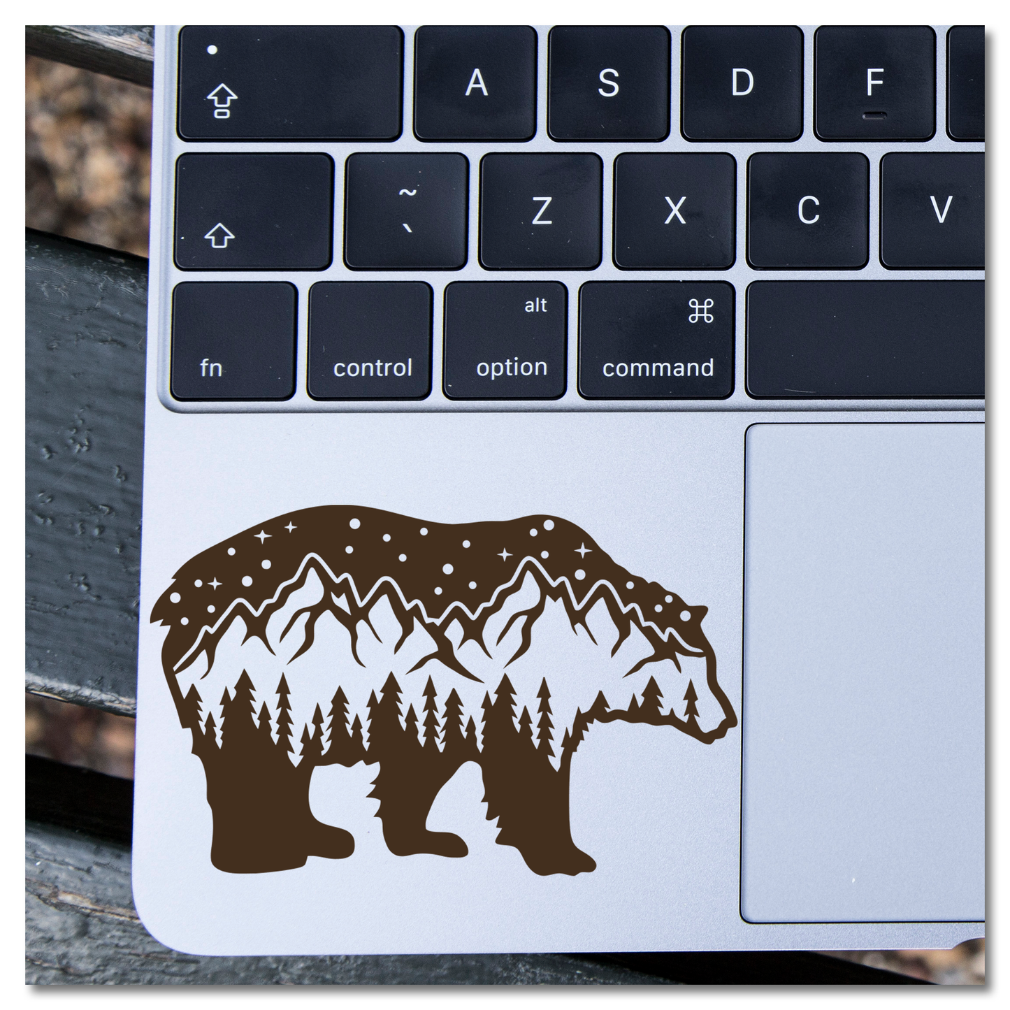 Mountain Bear Vinyl Decal Sticker