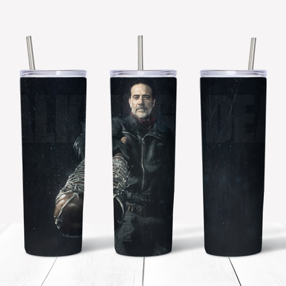 The Walking Dead Negan Lucille 20oz Sublimated Metal Tumbler