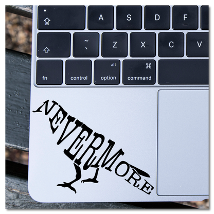 Edgar Allen Poe Nevermore Raven Vinyl Decal Sticker