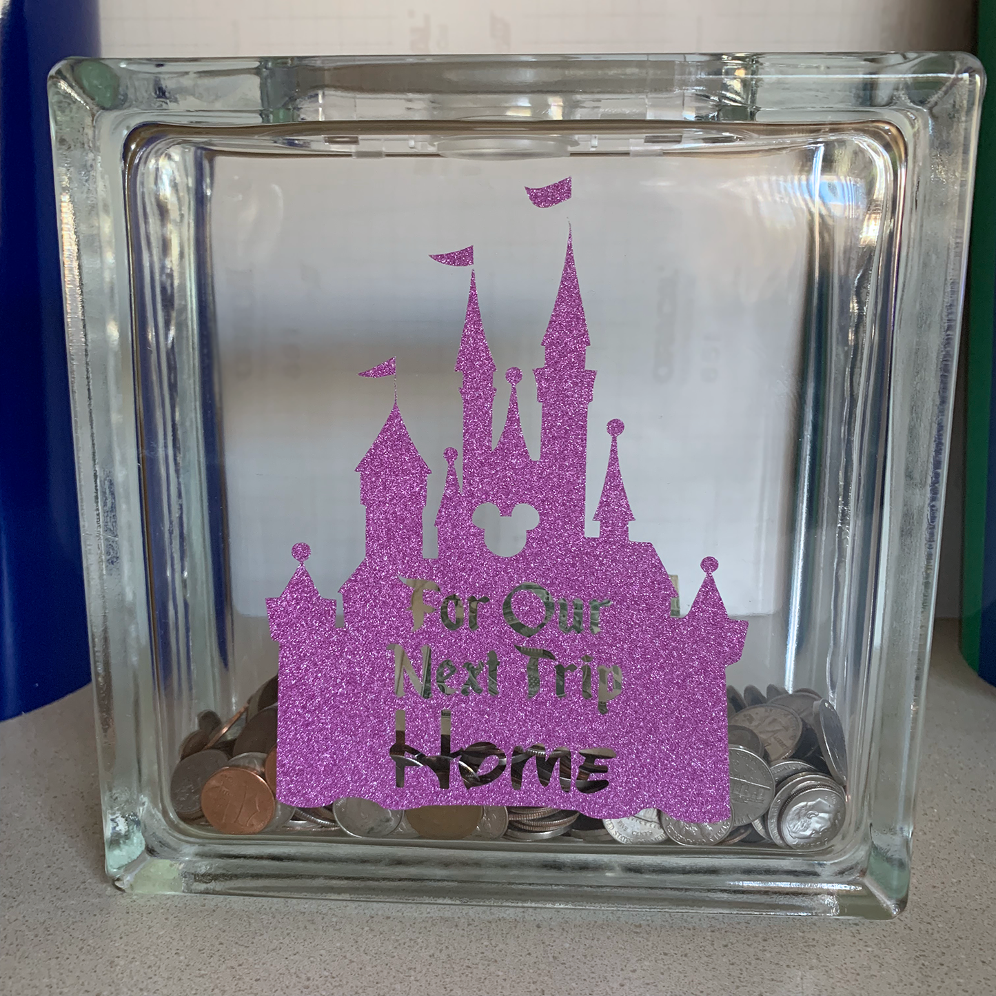 For Our Next Trip Home Disney Castle Vinyl Decal Sticker