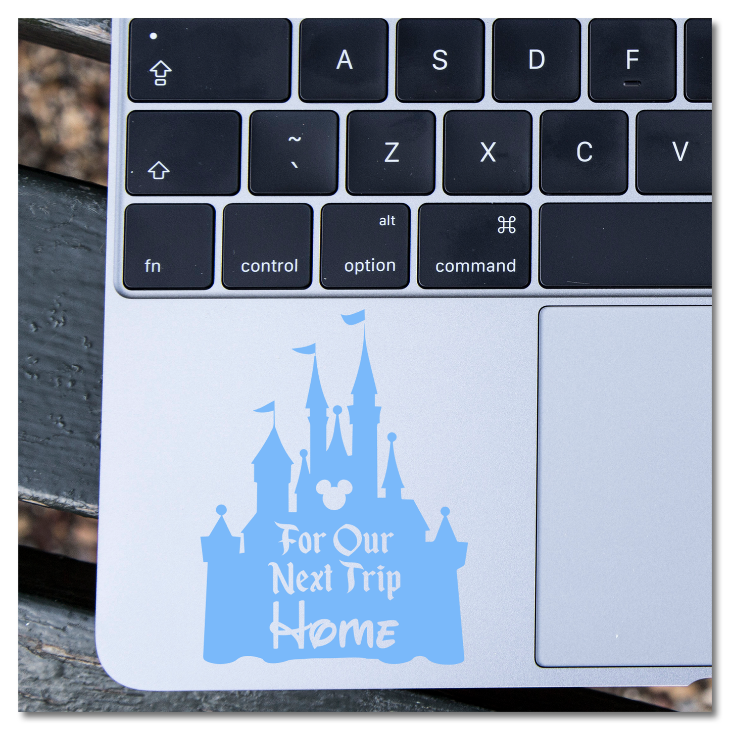 For Our Next Trip Home Disney Castle Vinyl Decal Sticker