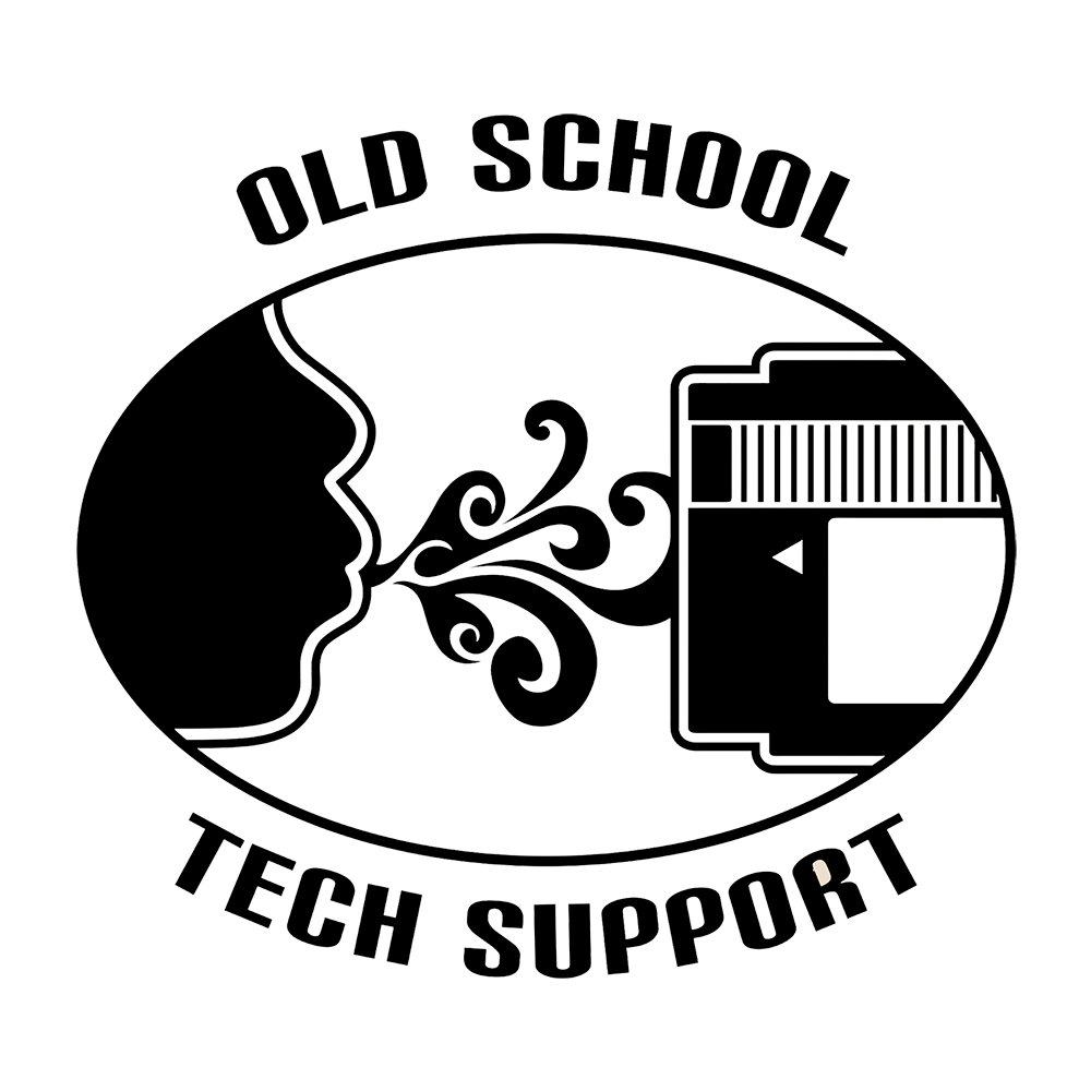 Old School Tech Support Blow Out Nintendo Cartridge Vinyl Decal Sticker