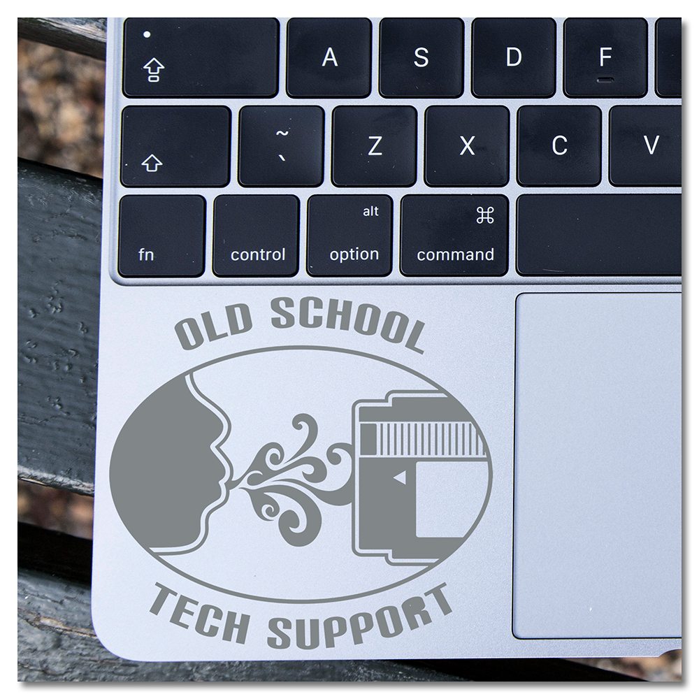 Old School Tech Support Blow Out Nintendo Cartridge Vinyl Decal Sticker