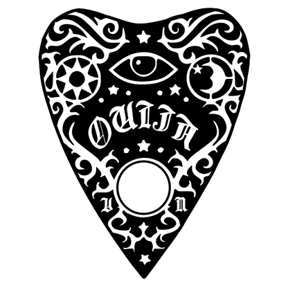 Ornate Ouija Planchette Vinyl Decal Sticker