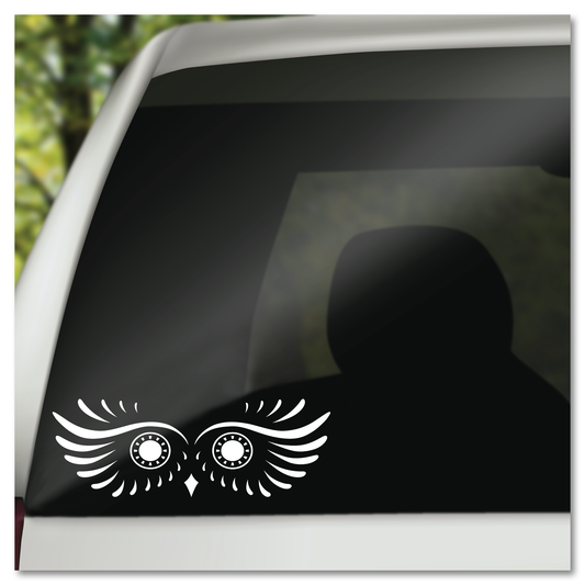 Owl Eyes Vinyl Decal Sticker