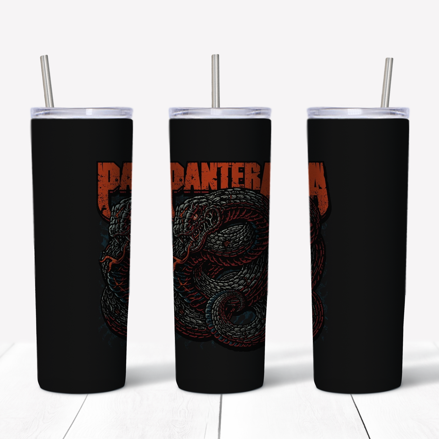 Pantera Snake 20oz Sublimated Metal Tumbler