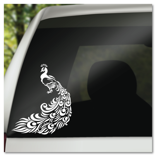 Peacock Vinyl Decal Plakker