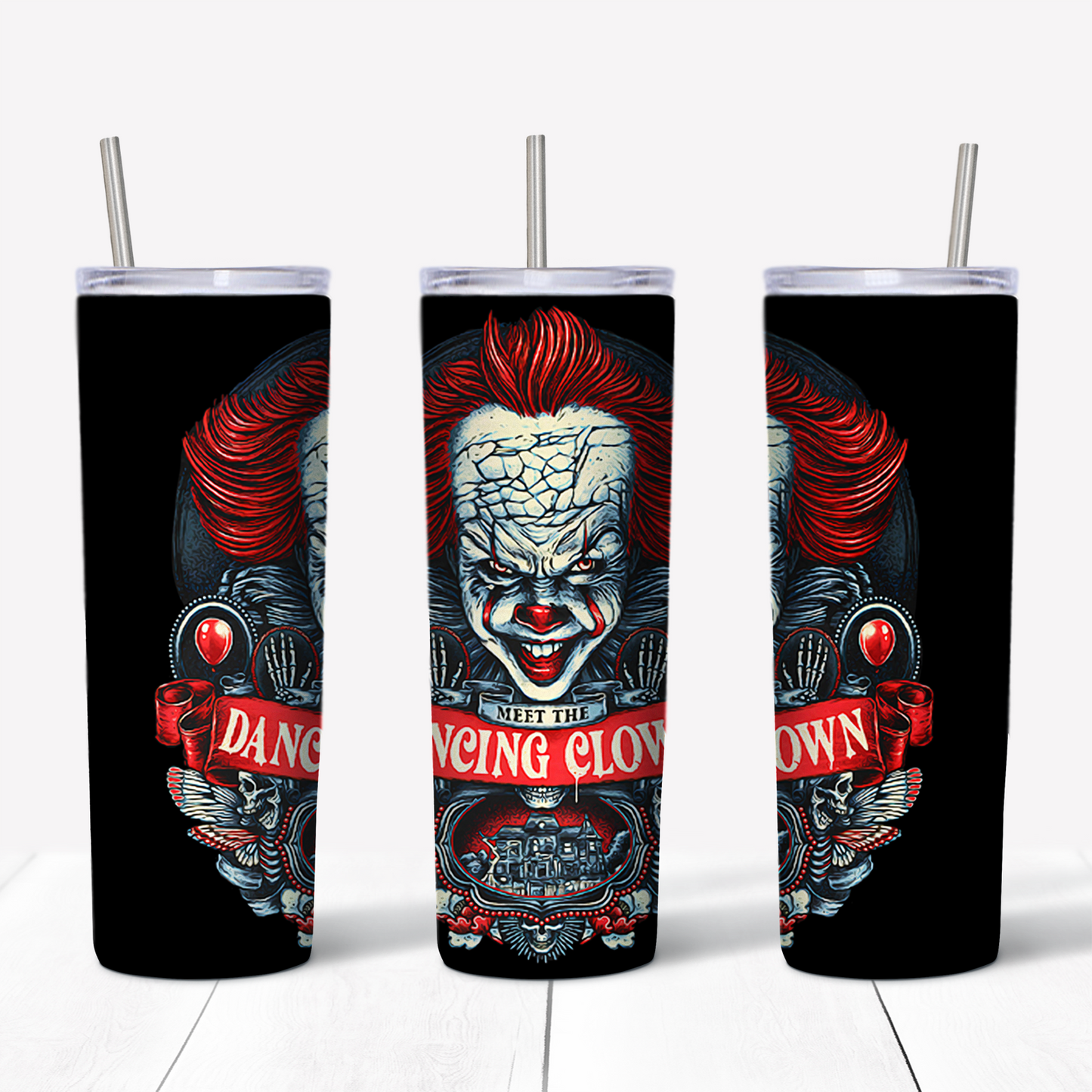 IT Pennywise 20oz gesublimeerde metaal tuimelaar