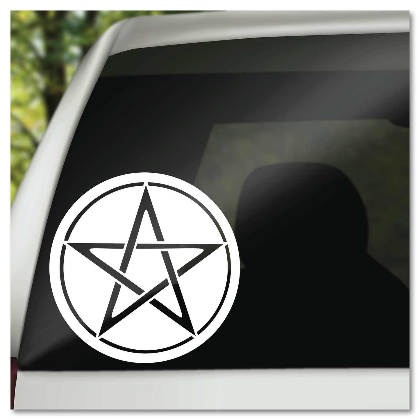 Basic Pentacle Vinyl Decal Sticker