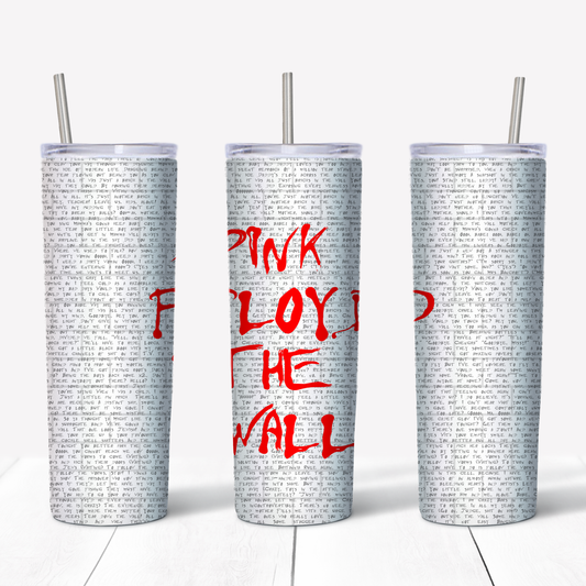Pink Floyd The Wall 20oz Sublimated Metal Tumbler
