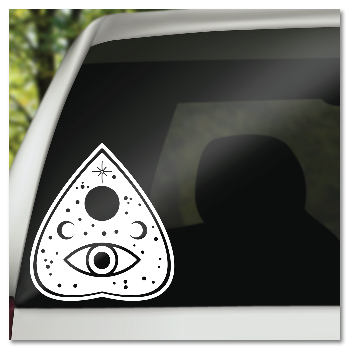 Ouija Planchette Third Eye Vinyl Decal Sticker