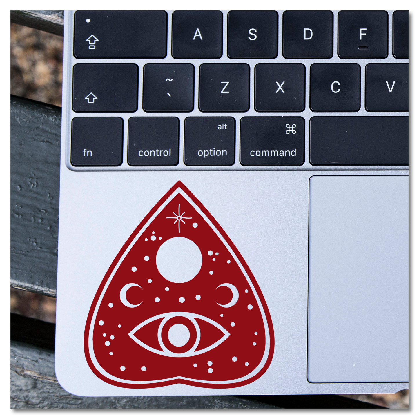 Ouija Planchette Third Eye Vinyl Decal Sticker