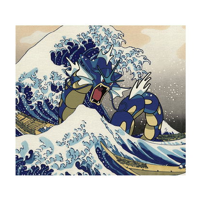 Pokemon Gyarados Great Wave off Kanagawa 20oz Sublimated Metal Tumbler