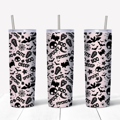 Psycho Cutie 20oz Sublimated Metal Tumbler