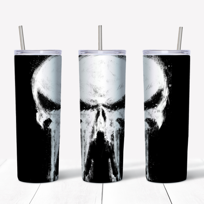 Punisher 20oz Sublimated Metal Tumbler