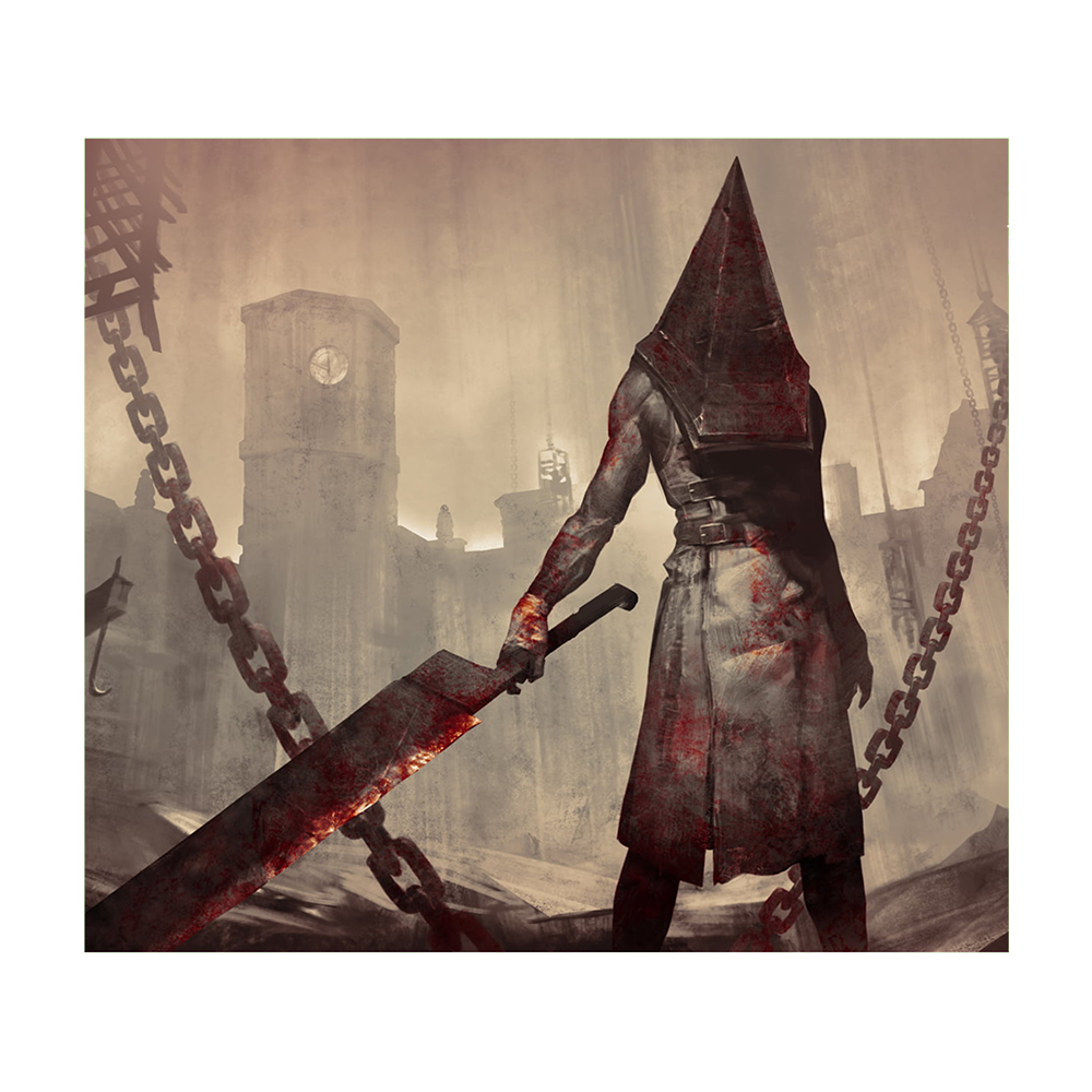 Pyramid Head Silent Hill 20oz Sublimated Metal Tumbler