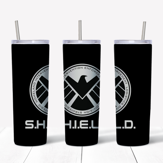 S.H.E.I.L.D. Marvel Agents of SHEILD 20oz Sublimated Metal Tumbler