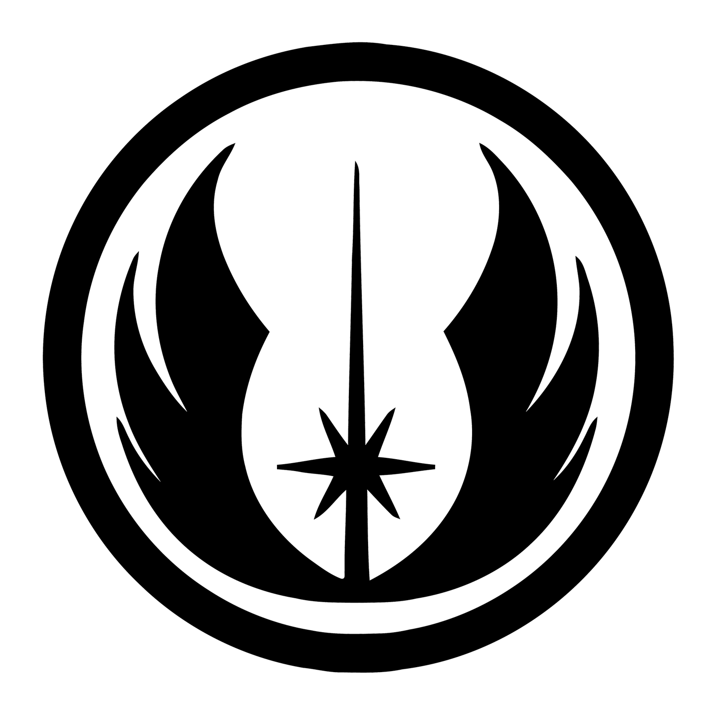 Star Wars Imperial, Jedi, Rebel Alliance of Sith Emblems Vinyl Decal Sticker