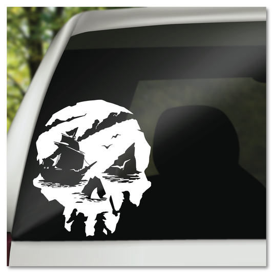 Sea of Thieves Skull Vinyl Decal Sticker