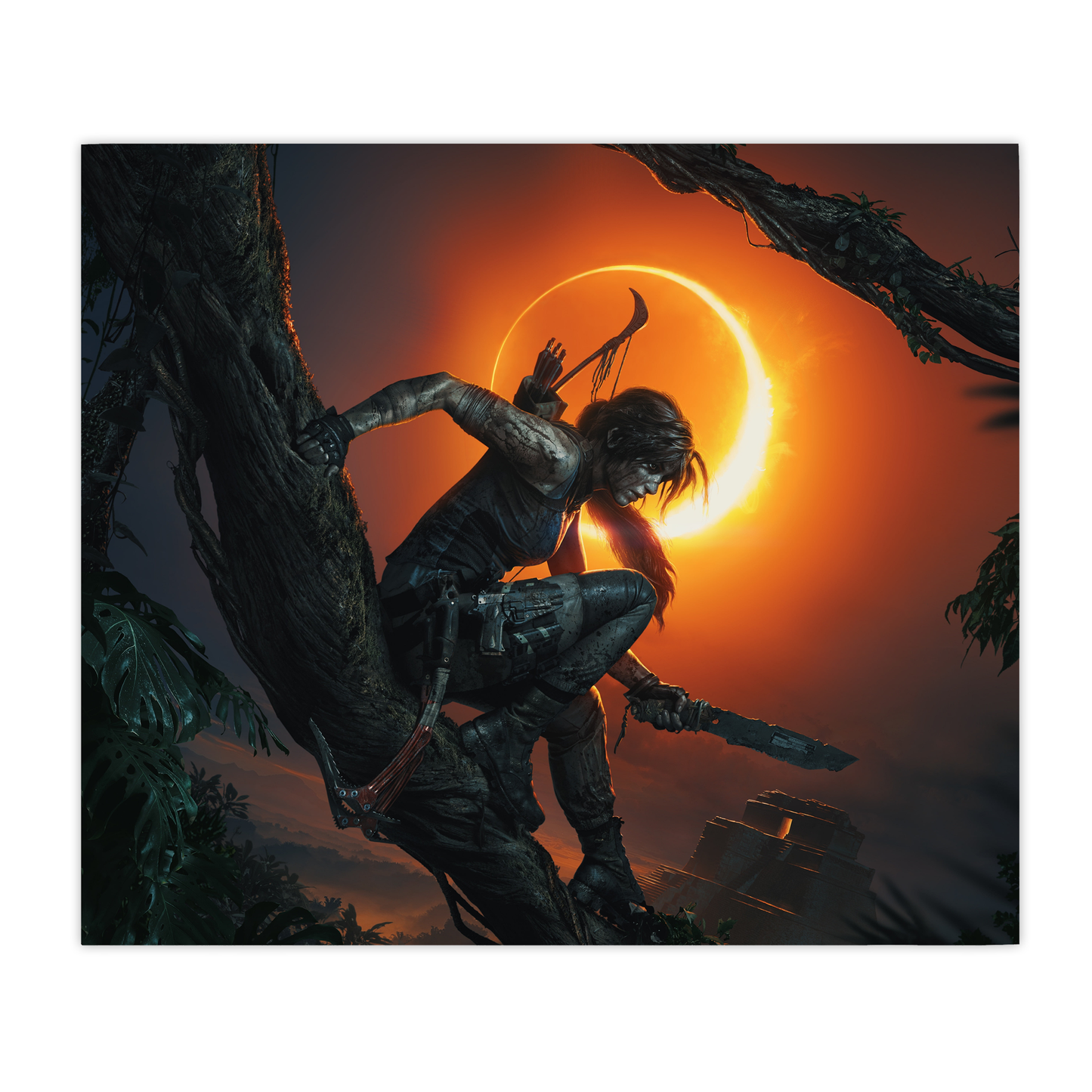 Shadow Of The Tomb Raider Lara Croft 20oz Sublimated Metal Tumbler