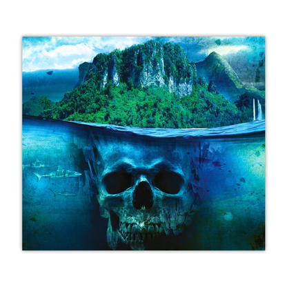 Skull Island 20oz gesublimeerde metaal tuimelaar