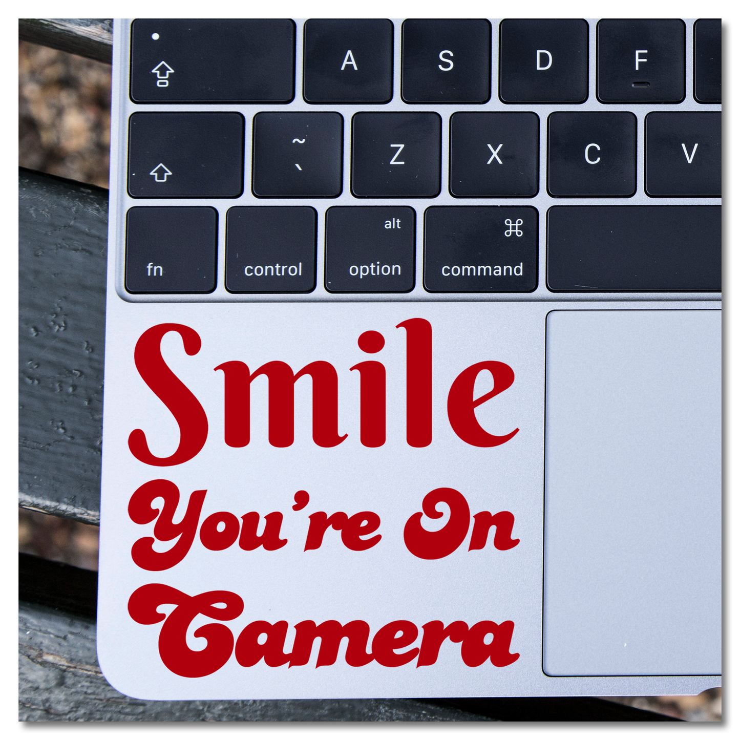 Smile You're On Camera Vinyl Decal Sticker