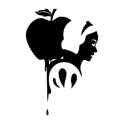 Snow White Poison Apple Vinyl Decal Sticker