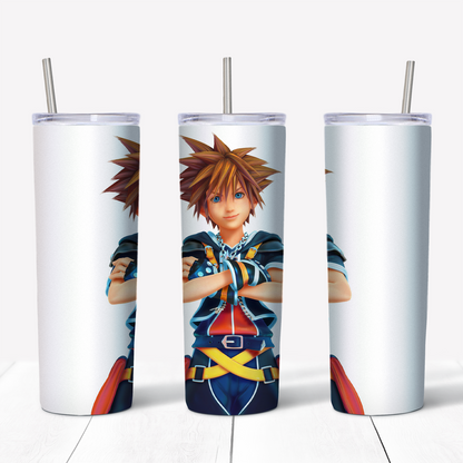 Kingdom Hearts Sora 20oz Sublimated Metal Tumbler