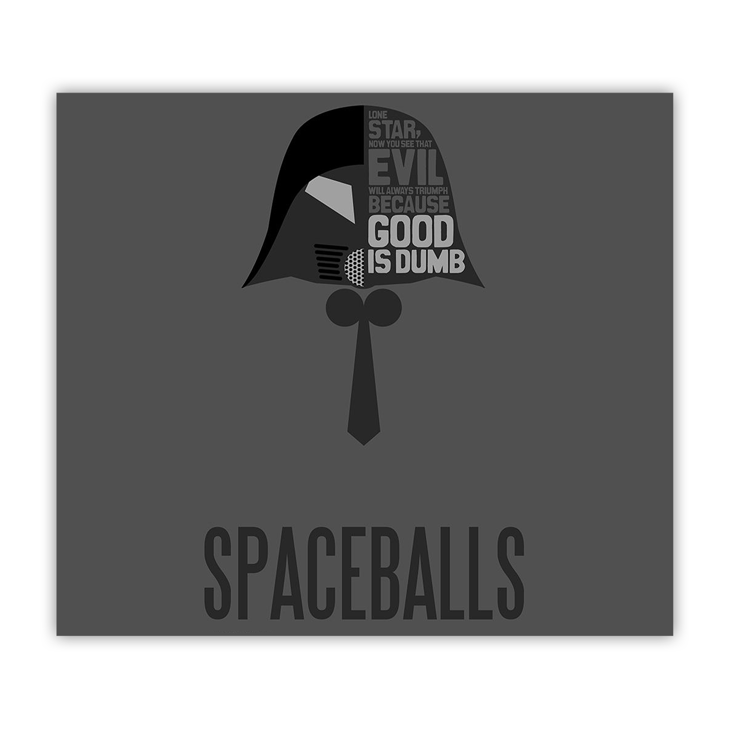 Spaceballs Good Is Dumb Dark Helmet 20oz Sublimated Metal Tumbler