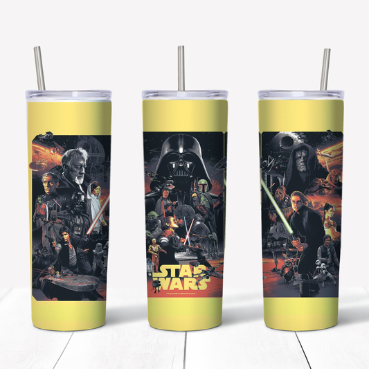 Star Wars Original Trilogy Vintage Posters 20oz Sublimated Metal Tumbler