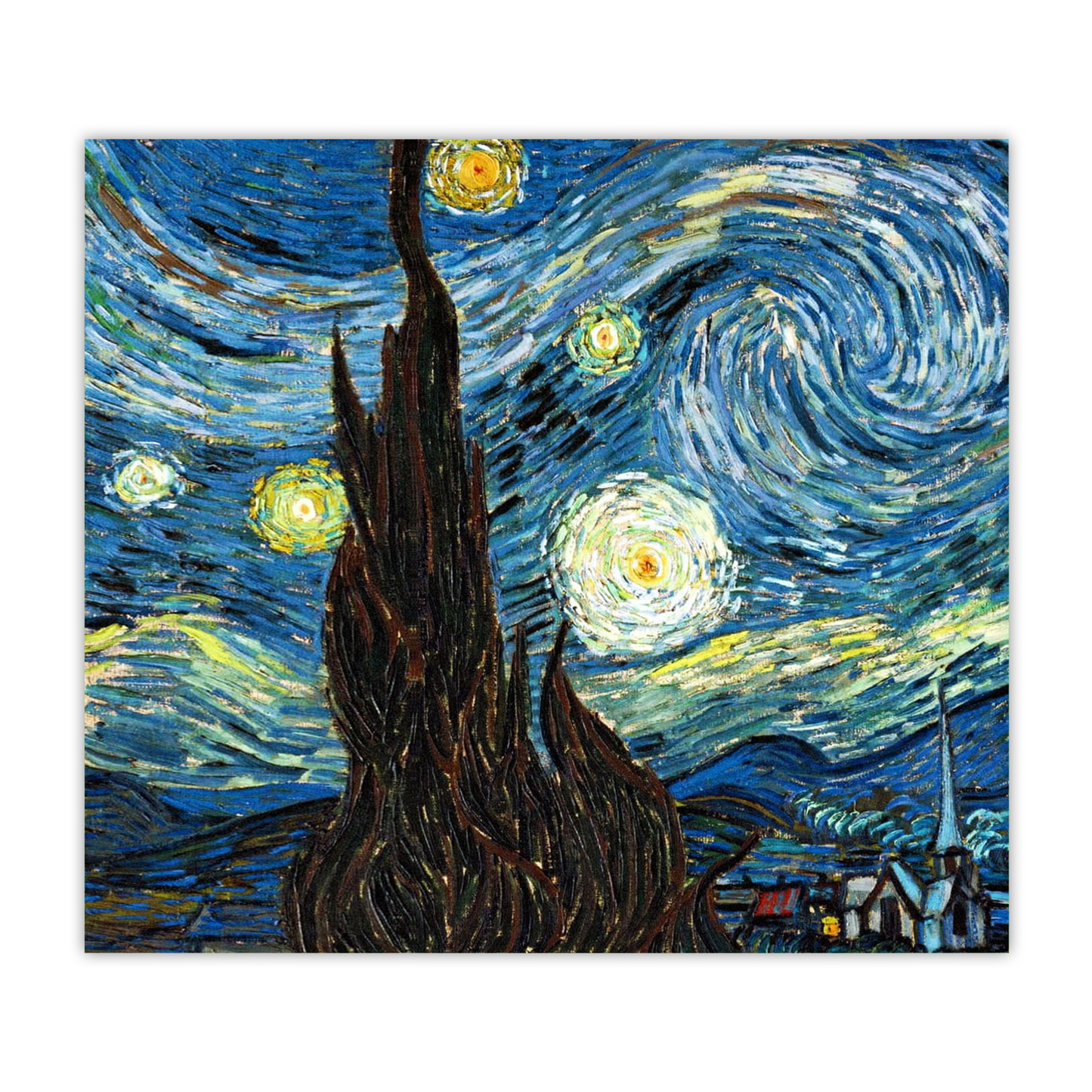 Starry Night van Gogh 20oz Sublimated Metal Tumbler