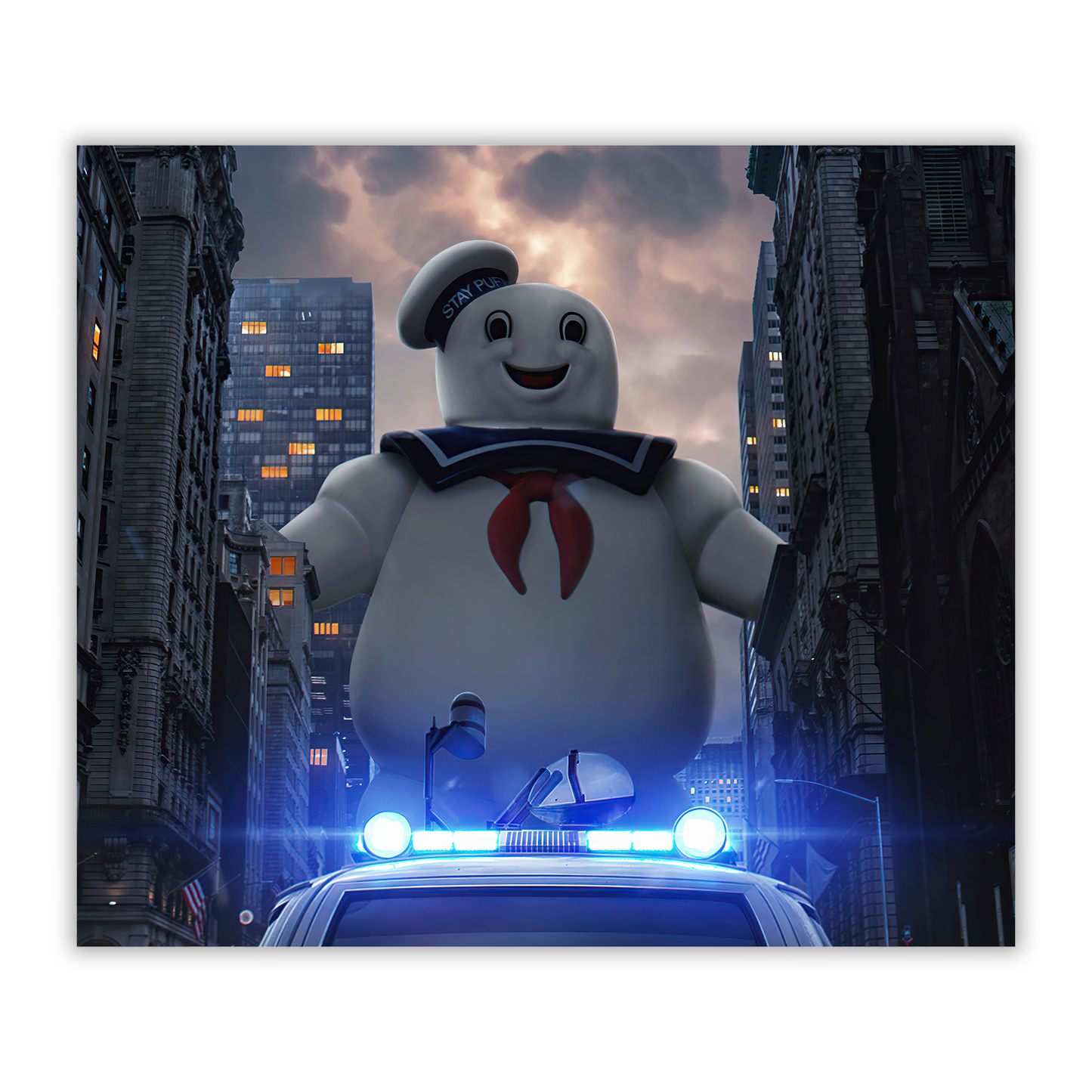 Ghostbusters Stay Puft Marshmallow Man 20oz Sublimated Metal Tumbler