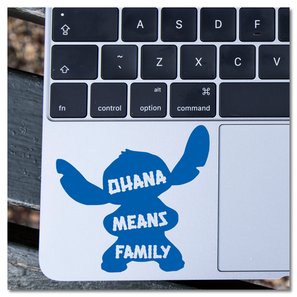 Stitch Ohana Means Family Vinyl Decal Sticker